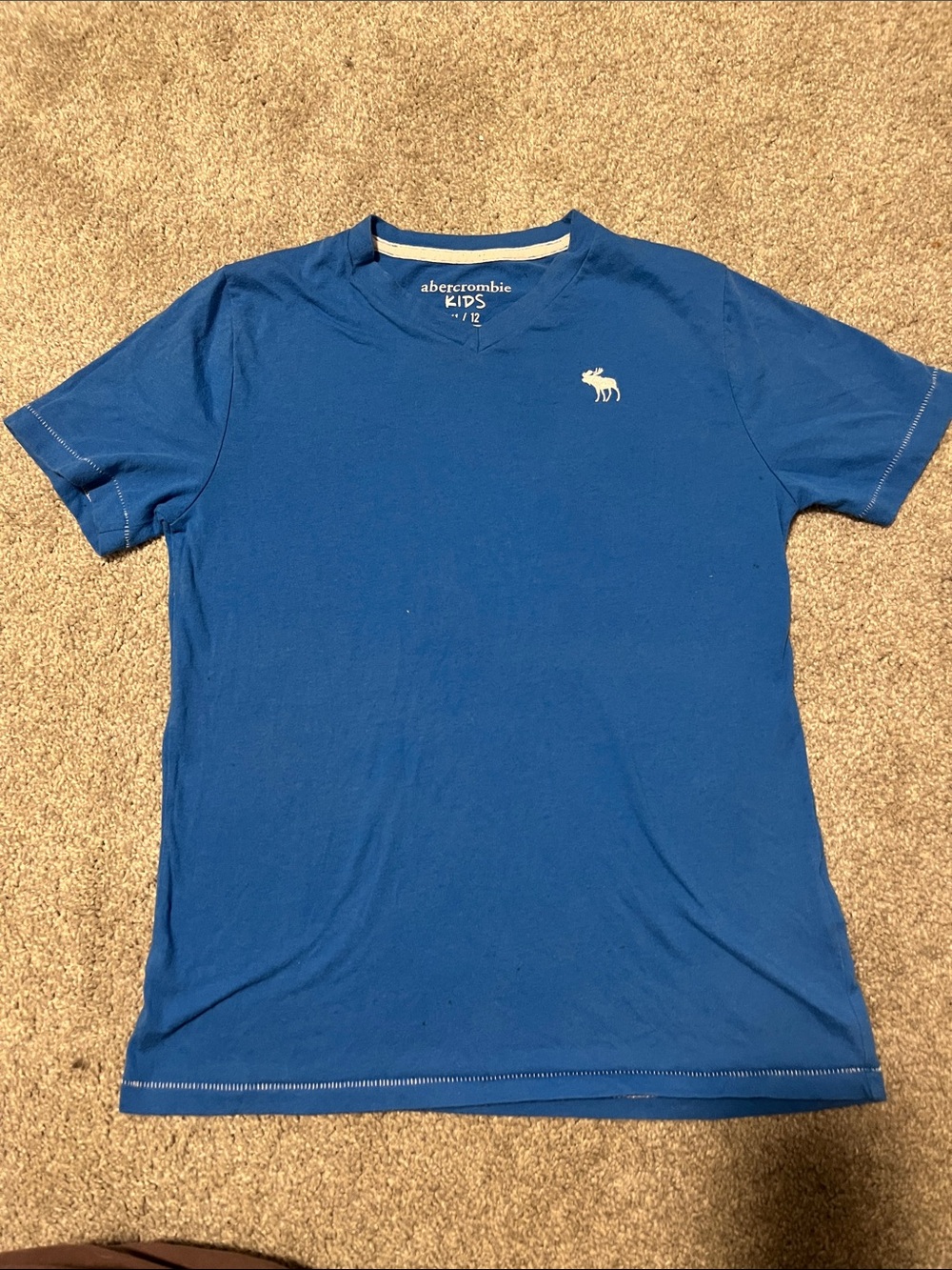 abercrombie kids Royal Blue Short-Sleeve Logo Tee